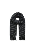 VMELLA JAQ WOVEN SCARF - ΓΚΡΙ