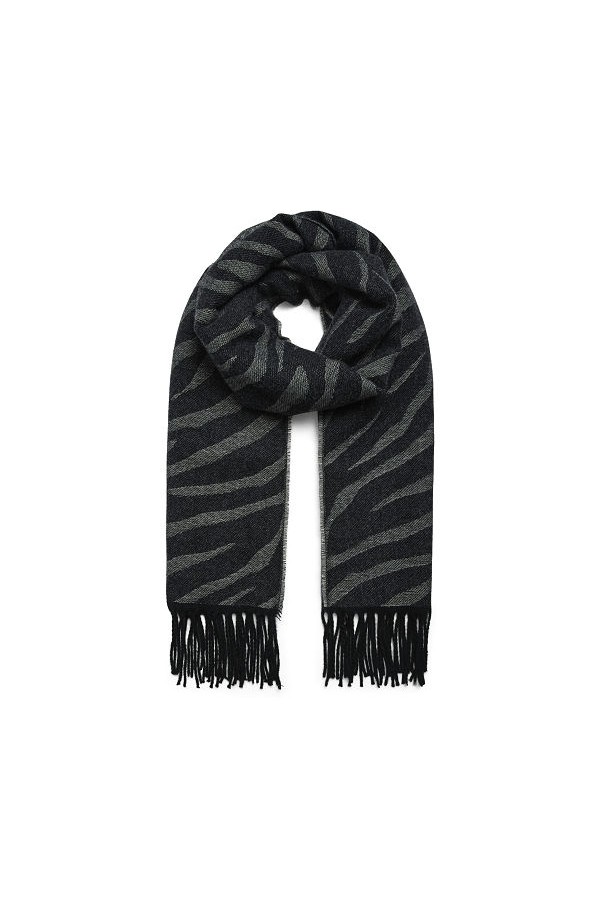 VMELLA JAQ WOVEN SCARF - ΓΚΡΙ