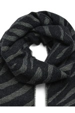 VMELLA JAQ WOVEN SCARF - ΓΚΡΙ