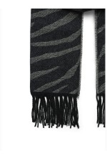 VMELLA JAQ WOVEN SCARF - ΓΚΡΙ