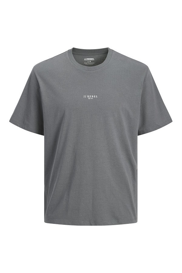 JREBRUBEN TEE SS CREW NECK - ΓΚΡΙ