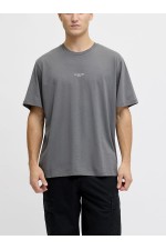 JREBRUBEN TEE SS CREW NECK - ΓΚΡΙ