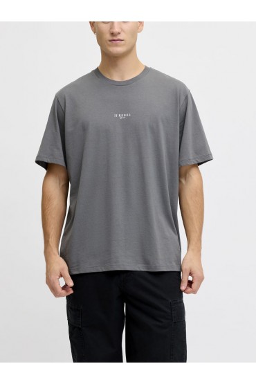 JREBRUBEN TEE SS CREW NECK - ΓΚΡΙ