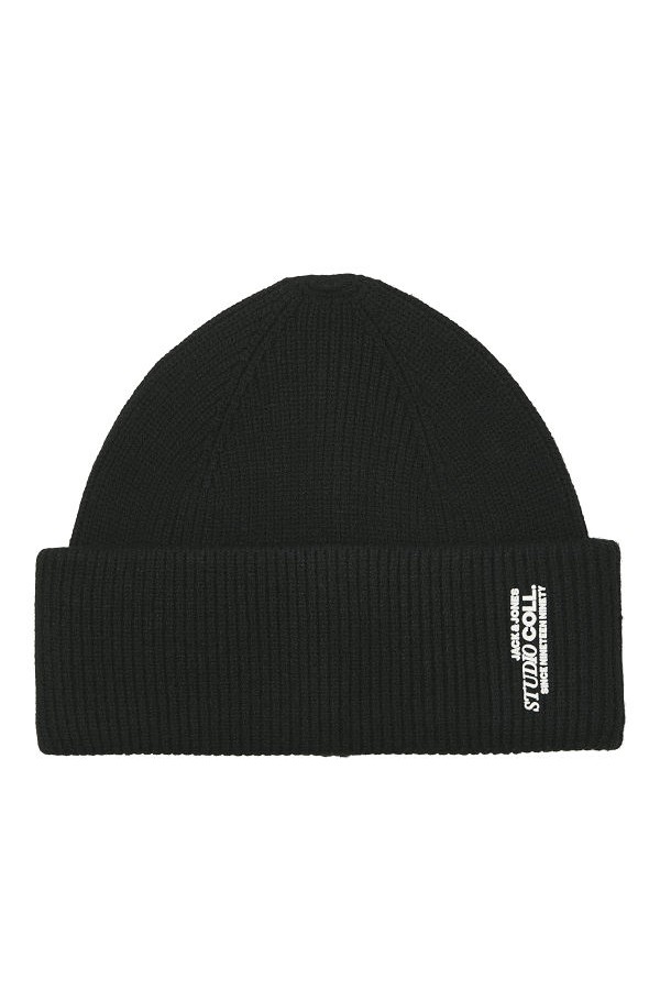 JACCOLL REGULAR BEANIE NOOS - ΜΑΥΡΟ