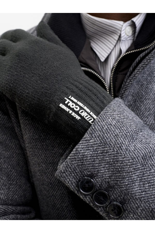 JACCOLL GLOVES SN - ΜΑΥΡΟ