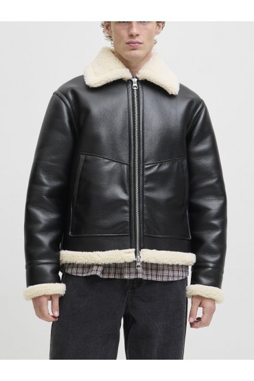 JORLIVERPOOL AVIATOR JACKET SN - ΜΑΥΡΟ
