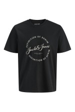 JJGRAYSON TEE SS CREW NECK - ΜΑΥΡΟ