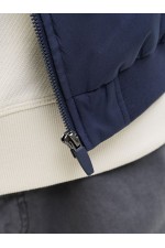 JJECHARGE STAND COLLAR BOMBER NOOS - ΜΠΛΕ