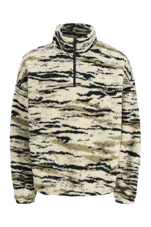 JORSKIN TEDDY HALF ZIP HN T25 - ΜΠΕΖ