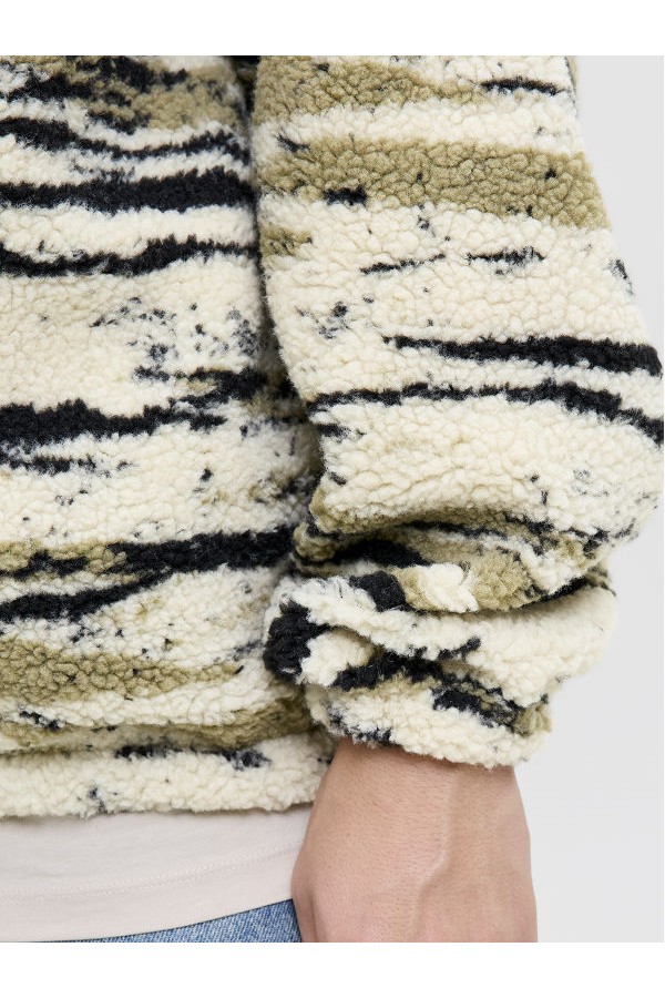JORSKIN TEDDY HALF ZIP HN T25 - ΜΠΕΖ