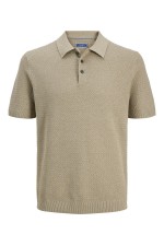 JPRBLURILEY KNIT POLO SS SN - ΜΠΕΖ