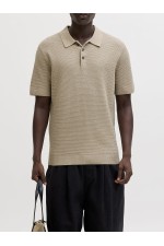 JPRBLURILEY KNIT POLO SS SN - ΜΠΕΖ