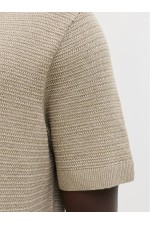 JPRBLURILEY KNIT POLO SS SN - ΜΠΕΖ