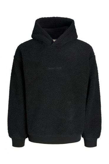 JORNORREBRO TEDDY SWEAT HOOD - ΜΑΥΡΟ
