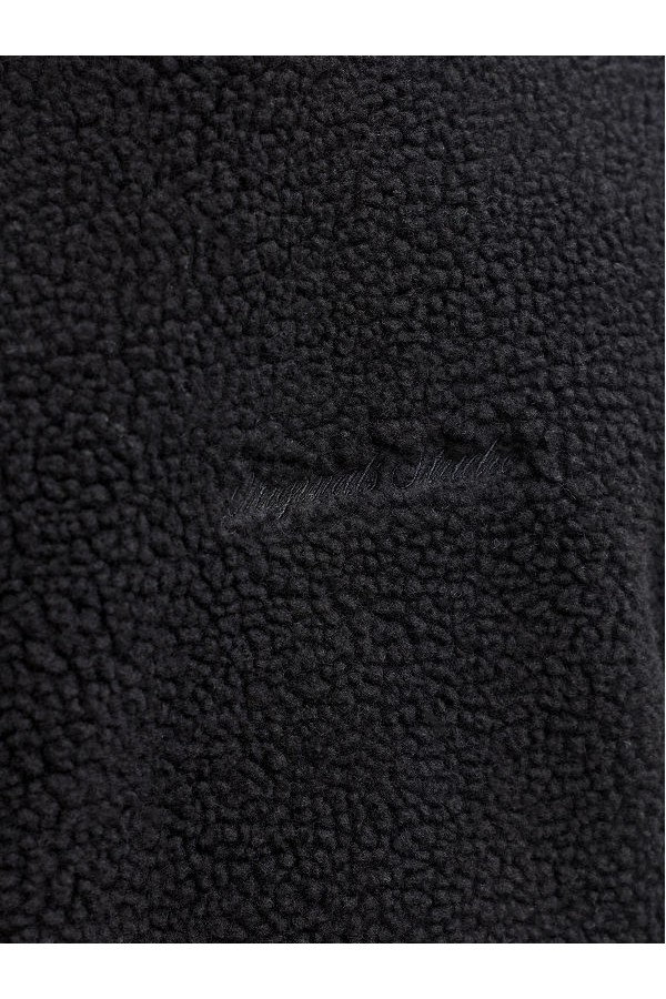 JORNORREBRO TEDDY SWEAT HOOD - ΜΑΥΡΟ