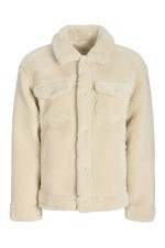 JCOFADE TEDDY TRUCKER JACKET STYD - ΛΕΥΚΟ