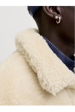 JCOFADE TEDDY TRUCKER JACKET STYD - ΛΕΥΚΟ