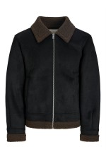 JORARGOS AVIATOR JACKET - ΜΑΥΡΟ