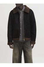 JORARGOS AVIATOR JACKET - ΜΑΥΡΟ