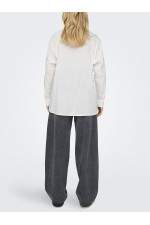 ONLMINNA GRACE LS DETAIL SHIRT WVN - ΛΕΥΚΟ
