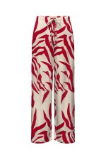 ONLSAKURA LOOSE PULL UP PANTS WVN - ΚΟΚΚΙΝΟ