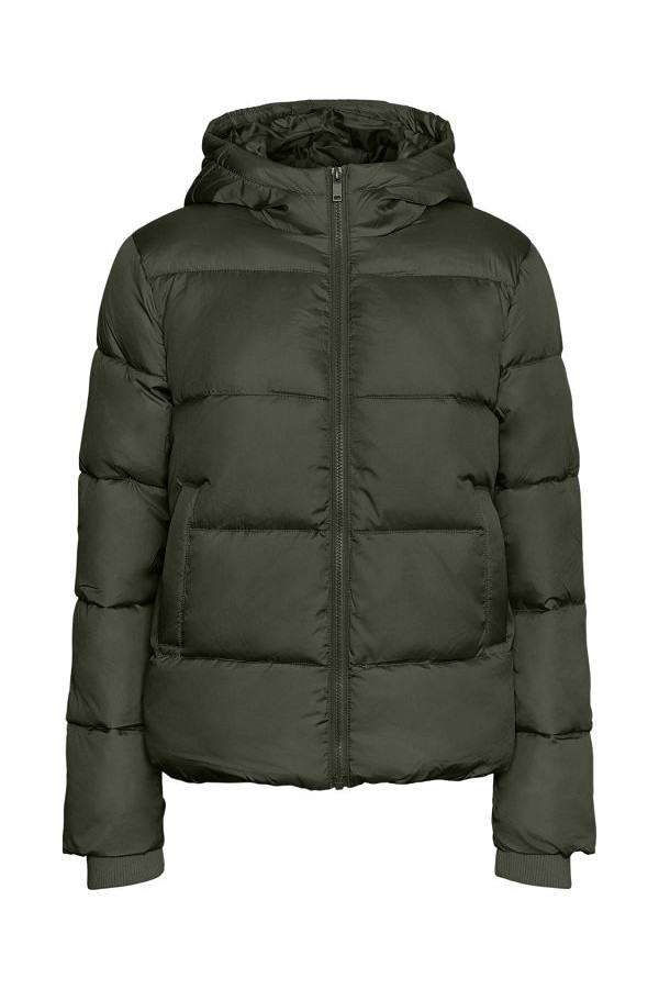 PCBEE NEW SHORT PUFFER JACKET NOOS BC - ΧΑΚΙ