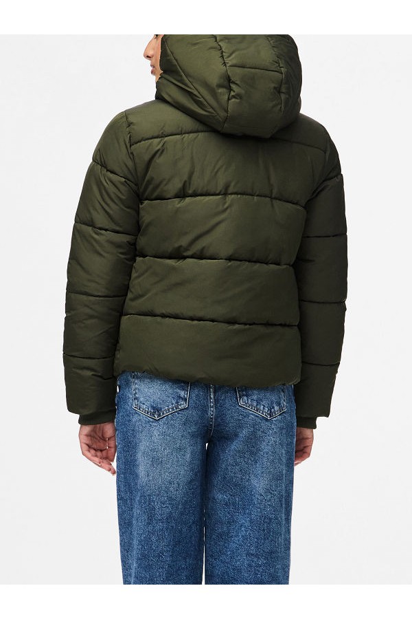 PCBEE NEW SHORT PUFFER JACKET NOOS BC - ΧΑΚΙ