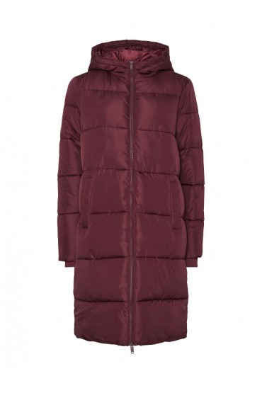 PCBEE NEW LONG PUFFER JACKET NOOS BC - ΜΠΟΡΝΤΩ