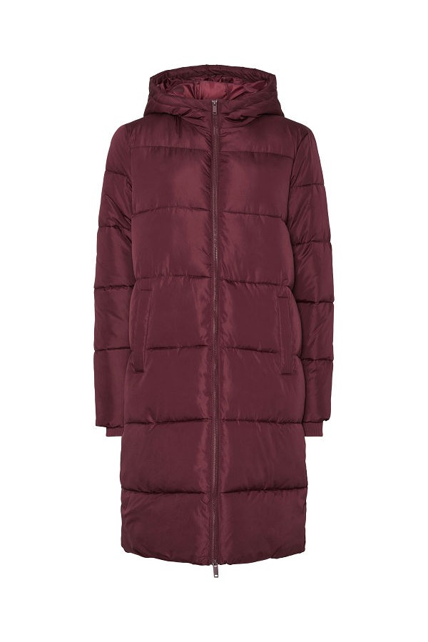 PCBEE NEW LONG PUFFER JACKET NOOS BC - ΜΠΟΡΝΤΩ