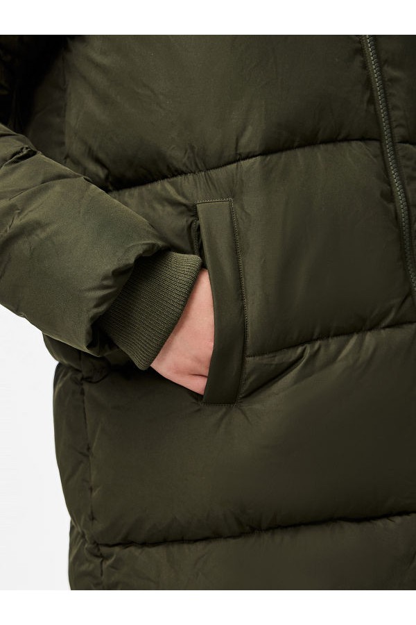 PCBEE NEW LONG PUFFER JACKET NOOS BC - ΧΑΚΙ