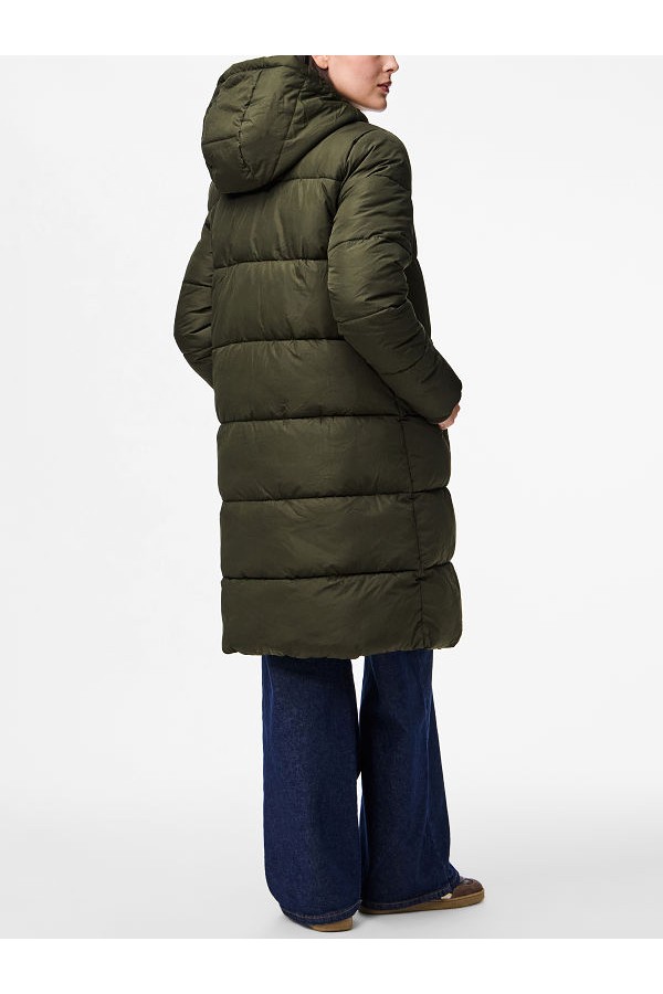 PCBEE NEW LONG PUFFER JACKET NOOS BC - ΧΑΚΙ