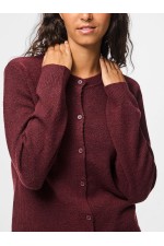 PCMALOU LS KNIT CARDIGAN NOOS BC - ΜΠΟΡΝΤΩ