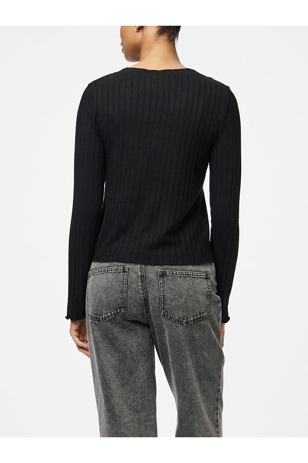 PCIRIS CARDIGAN JRS NOOS - ΜΑΥΡΟ