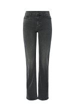 PCKELLY MW STRAIGHT JEANS NEW DG NOOS BC - ΓΚΡΙ