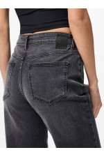 PCKELLY MW STRAIGHT JEANS NEW DG NOOS BC - ΓΚΡΙ