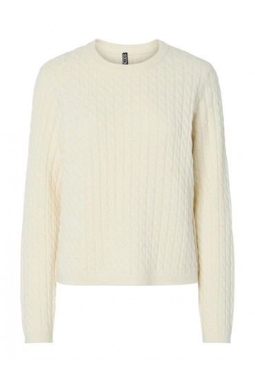 PCFIA LS CABLE KNIT NOOS BC - ΜΠΕΖ