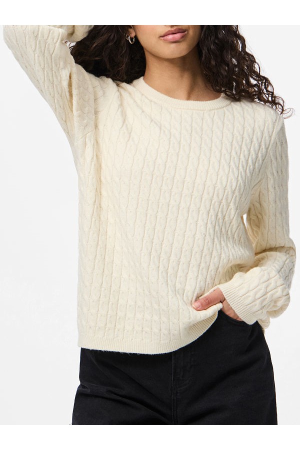 PCFIA LS CABLE KNIT NOOS BC - ΜΠΕΖ