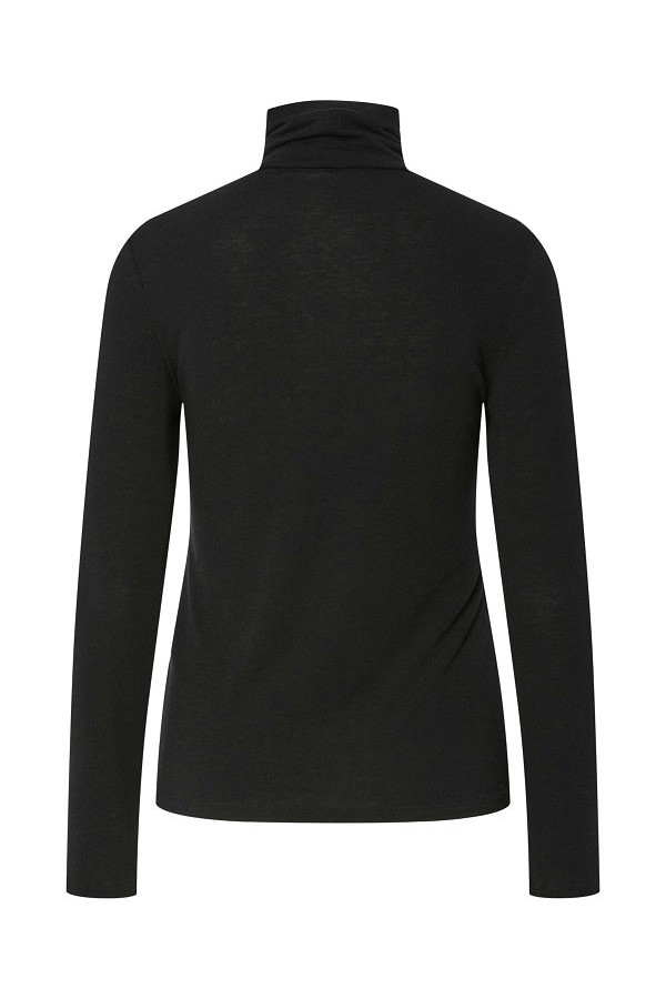 PCMARIA LS ROLLNECK TOP JRS NOOS BC - ΜΑΥΡΟ