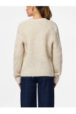 PCNINA LS V-NECK KNIT CARDIGAN NOOS BC - ΜΠΕΖ