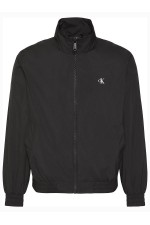 LS UNFILLED NYLON HARRINGTON JKT - ΜΑΥΡΟ