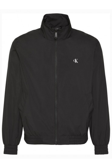 LS UNFILLED NYLON HARRINGTON JKT - ΜΑΥΡΟ