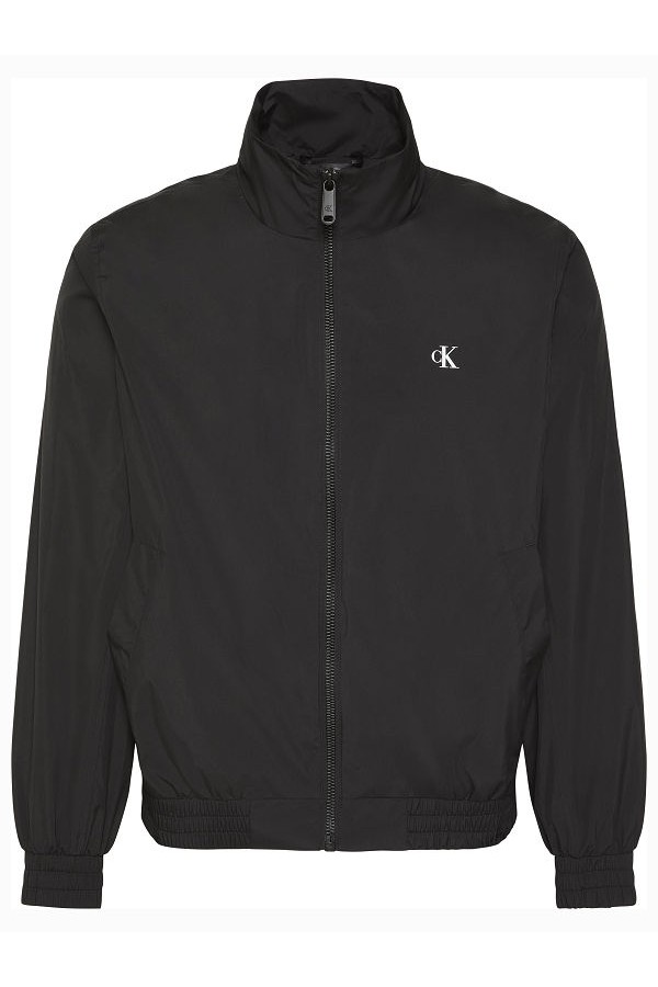 LS UNFILLED NYLON HARRINGTON JKT - ΜΑΥΡΟ