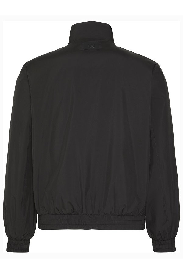 LS UNFILLED NYLON HARRINGTON JKT - ΜΑΥΡΟ