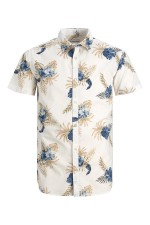 JJBECS SHIRT SS - ΛΕΥΚΟ