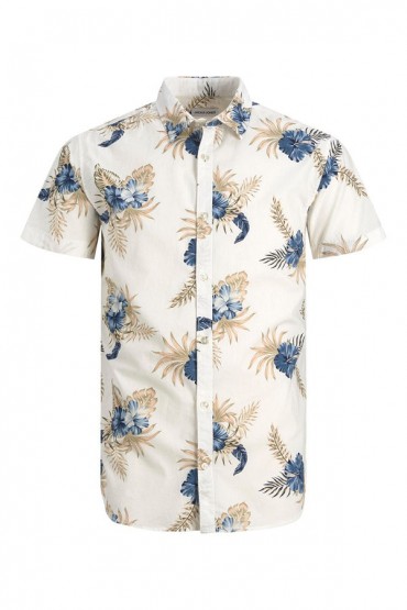 JJBECS SHIRT SS - ΛΕΥΚΟ