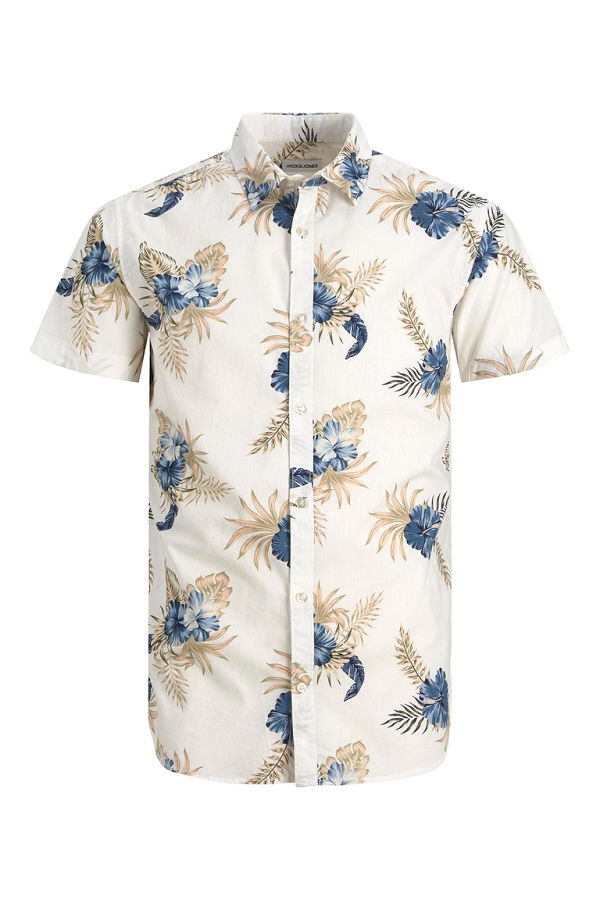 JJBECS SHIRT SS - ΛΕΥΚΟ