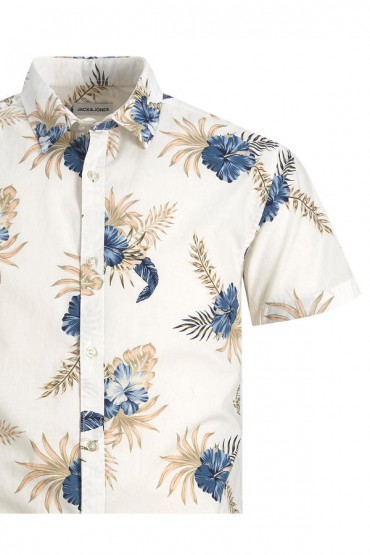 JJBECS SHIRT SS - ΛΕΥΚΟ
