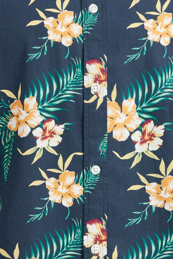 JJBECS SHIRT SS - ΜΠΛΕ