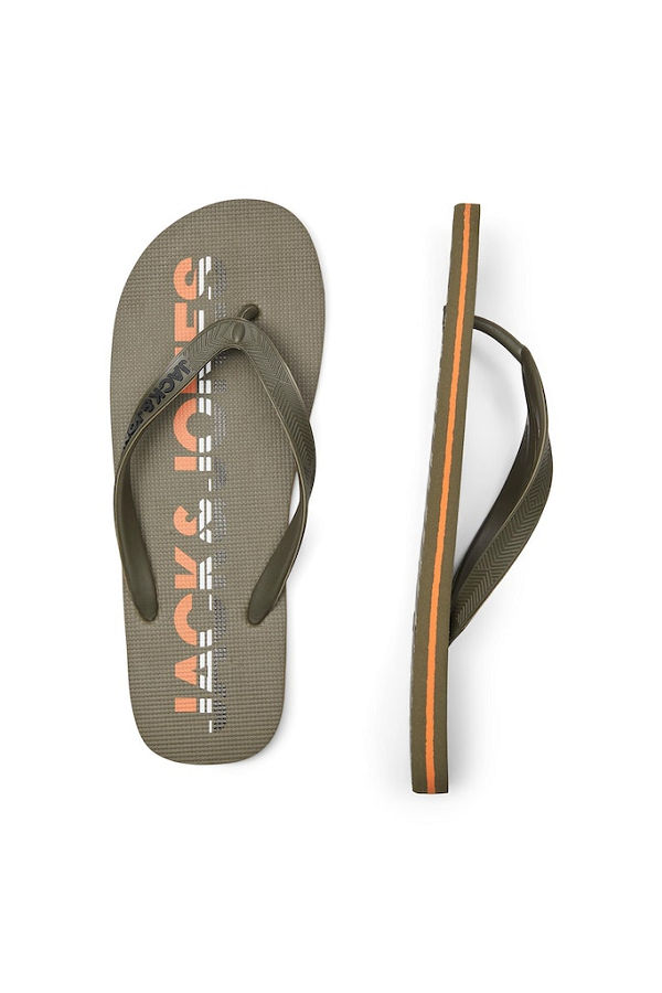 JFWLOGO FLIP FLOP - ΧΑΚΙ