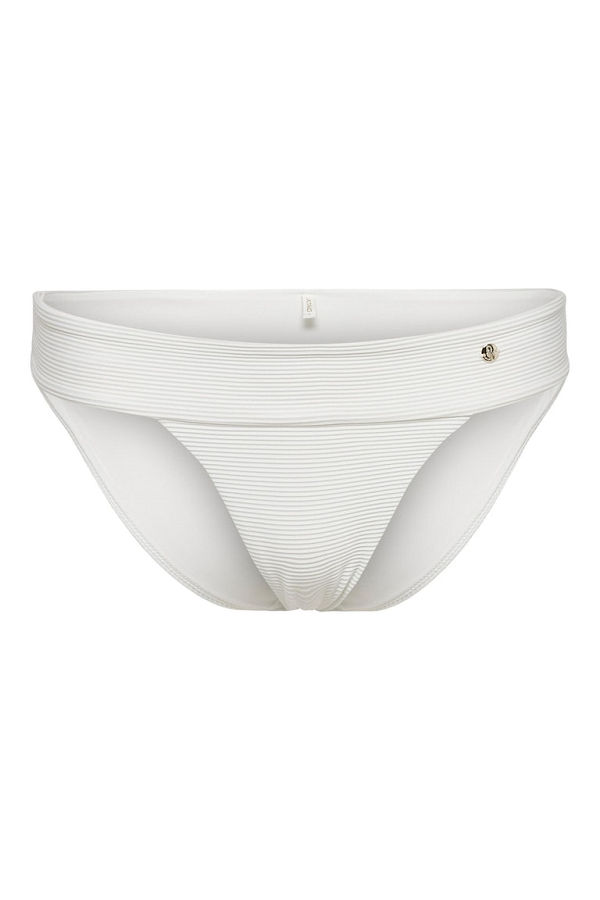 ONLBOBBY LIFE RIB BIKINI BRIEF - ΛΕΥΚΟ